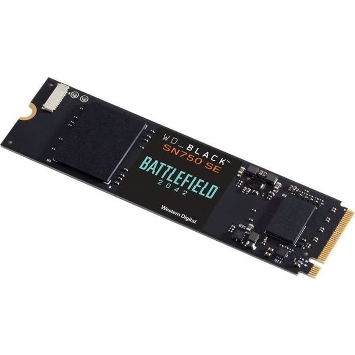 WD Black™- Disque SSD Interne - SN750 SE - 1To - M.2 NVMe (WDBB9J0010BNC-WRSN) + Battlefield 2042 OFFERT