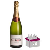 Champagne Valbert Brut - Brut Réserve x6