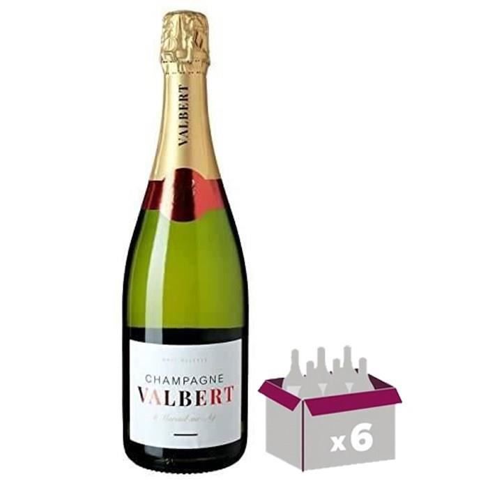 Champagne Valbert Brut - Brut Réserve x6