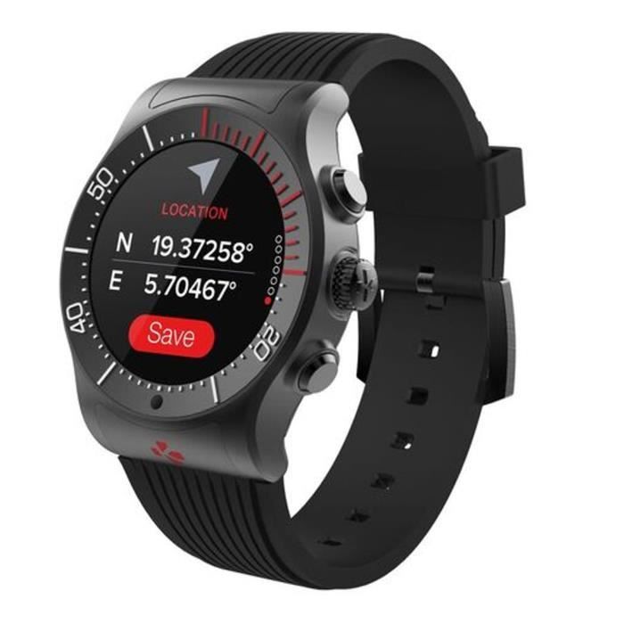 MyKronoz MKZESPORT - Activité et veille Horloge (notifications, écran tactile) couleur noire