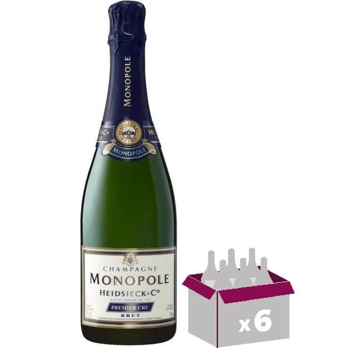 4 achetées + 2 offertes - Champagne Heidsieck Monopole Premier Cru
