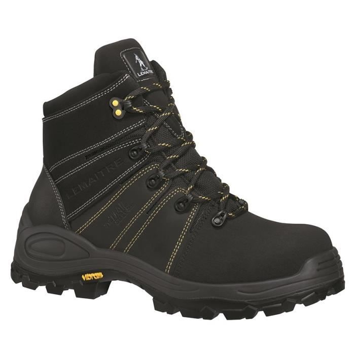 LEMAÎTRE TRAIL VIBRAM Chaussures de sécurité haute Trek S3 CI HI HRO SRC noir