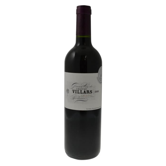 Château Villars 2006 Fronsac - Vin rouge de Bordeaux