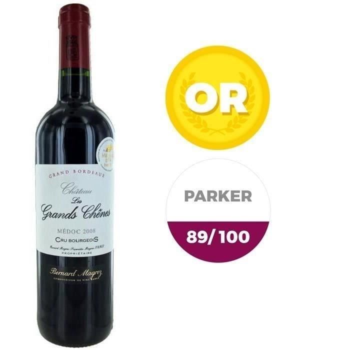 Château les Grands Chênes Médoc 2008 Cru Bourgeois - Vin rouge de Bordeaux
