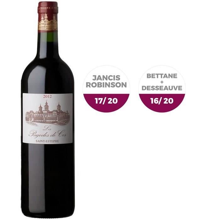 Les Pagodes de Cos 2012 Saint-Estèphe - Vin rouge de Bordeaux