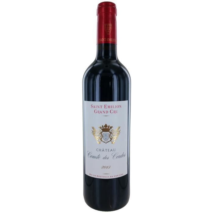 Château Comte des Cordes 2013 Saint-Emilion Grand Cru - Vin rouge de Bordeaux