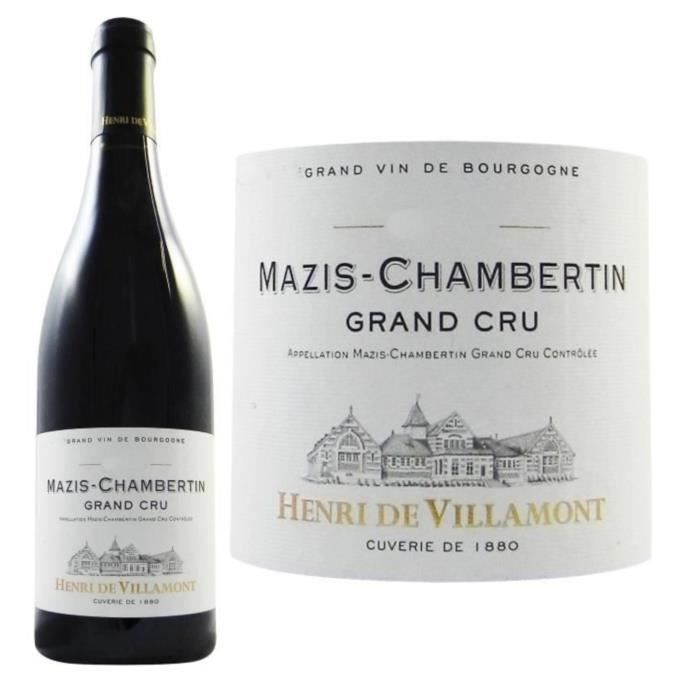 Henri de Villamont 2013 Mazis-Chambertin Grand Cru - Vin rouge de Bourgogne