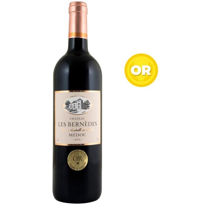 Château Les bernèdes 2014 Médoc - Vin rouge de Bordeaux