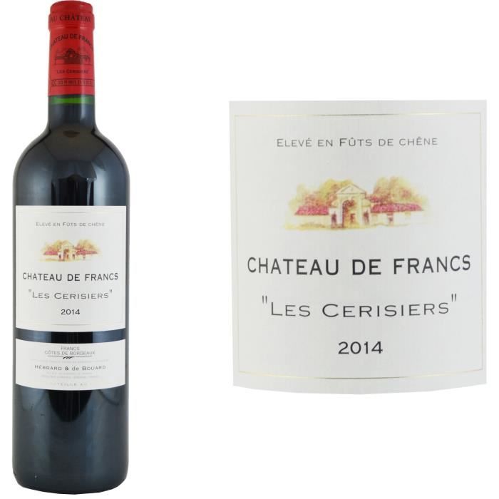 Château Francs Les Cerisiers 2014 Bordeaux - Vin rouge de Bordeaux