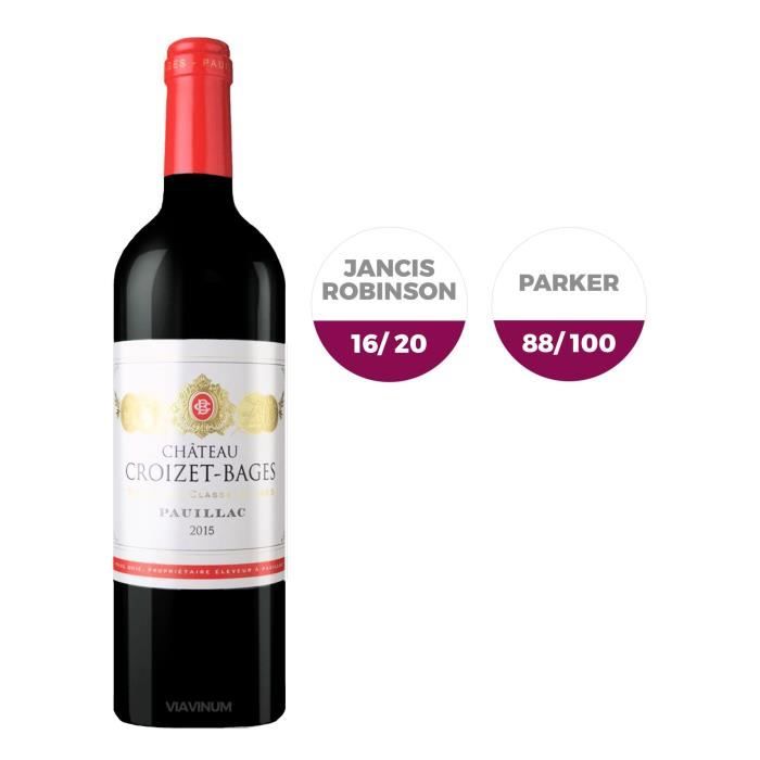 Château Croizet-Bages 2015 Pauillac - Vin rouge de Bordeaux