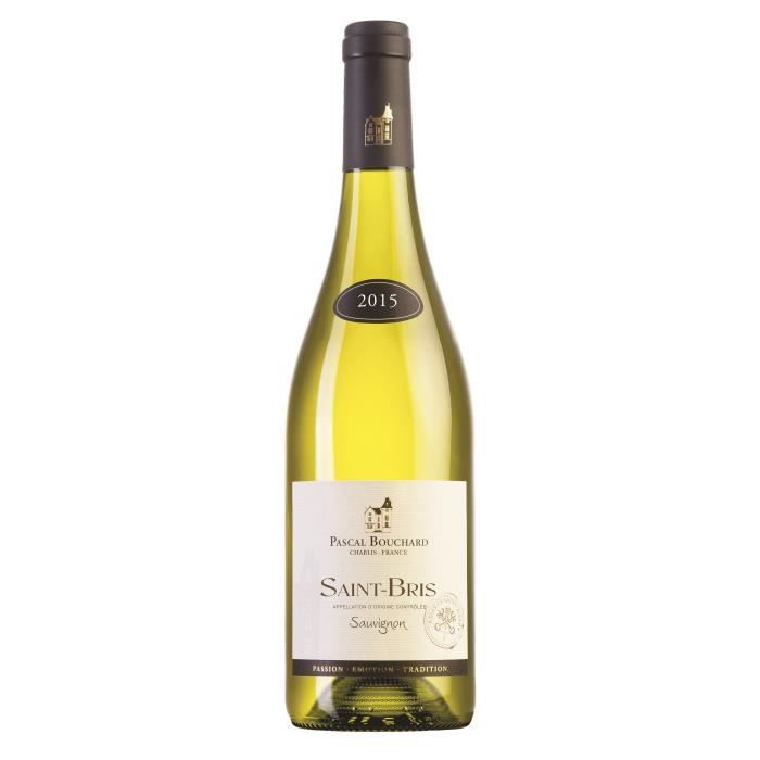 Pascal Bouchard Saint Bris Sauvignon Réserve Saint Pierre Grand Vin de Bourgogne 2015 - Vin blanc