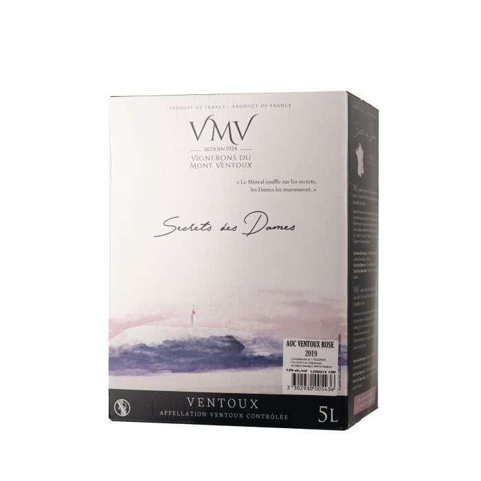 BIB 5 L Ventoux Secret des Dames Rosé 2019