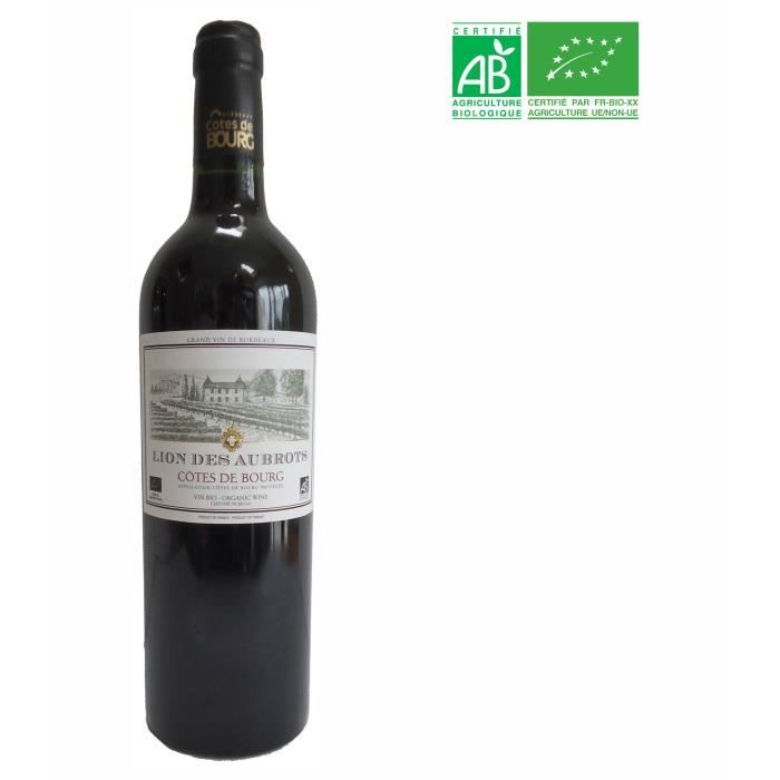 Lion des Aubrots 2017 Côtes de Bourg - Vin rouge de Bordeaux - Bio