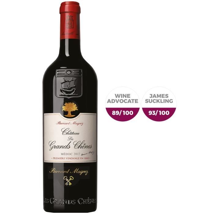 Château Les Grands Chênes 2017 Médoc - Vin rouge de Bordeaux
