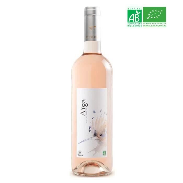 Domaine Attilon Cuvée Aïga IGP Pays des Bouches du Rhône Terre de Camargue - Vin rosé