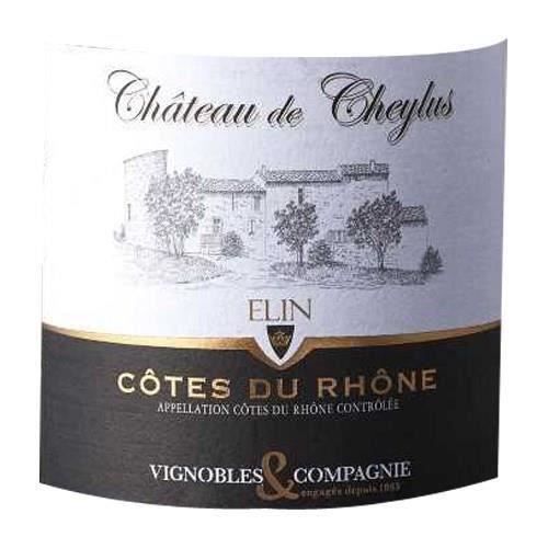 Château Cheylus Cuvée Elin 2018 Côtes du Rhône - Vin rouge de la Vallée du Rhône