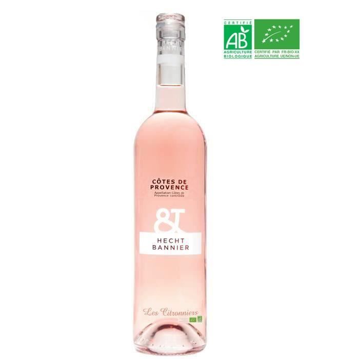 Hecht-Bannier 2018 Côtes de Provence-les Citronniers - Vin rosé de Provence - Bio