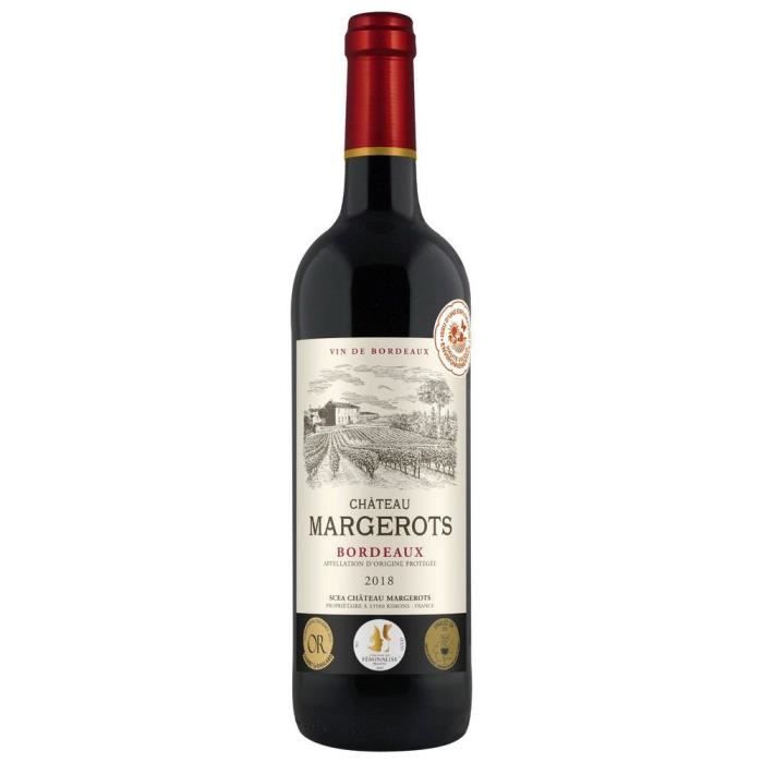 Château Margerots 2018 Bordeaux - Vin rouge de Bordeaux