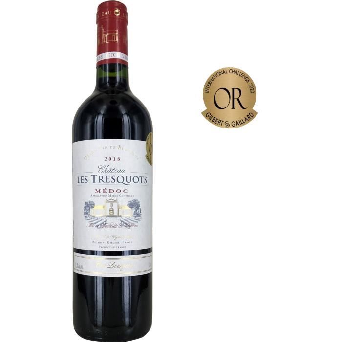 Château Les Tresquots 2018 Médoc Cru Bourgeois - Vin rouge de Bordeaux