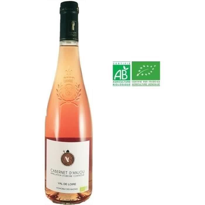 Vignoble des Bastais 2019 Cabernet d'Anjou - Vin rosé du Val de Loire - Bio