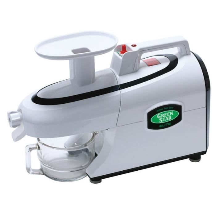 TRIBEST GS5000 Extracteur de jus horizontal Greenstar Elite - Blanc