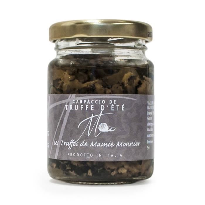 LES TRUFFÉS DE MAMIE MONNIER Carpaccio de truffe d'été - 80 g
