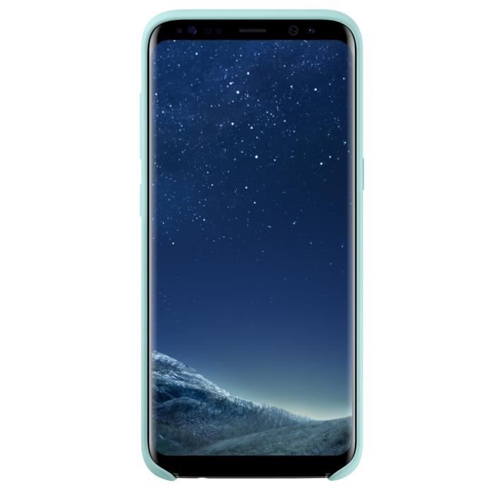 Samsung Coque Silicone S8 - Bleu