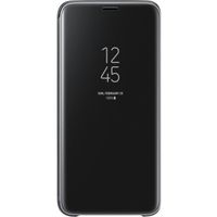 Coque Samsung Clear View Cover Stand S9 - Noir