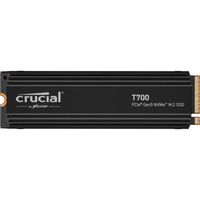 Crucial T700 2To Gen5 NVMe M.2 SSD avec dissipateur thermique CT2000T700SSD5 - Jeux, Photographie, Montage vidéo