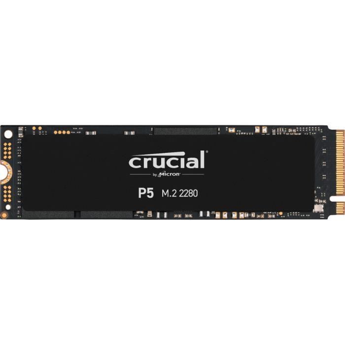 CRUCIAL - SSD Interne - P5 - 2To - M.2 Nvme (CT2000P5SSD8)