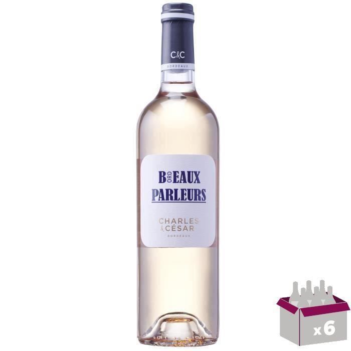 Charles & César Beaux Parleurs 2020 Bordeaux - Vin rosé de Bordeaux x6