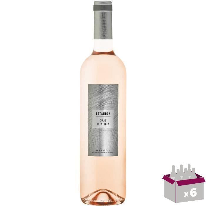 Estandon Gris Sublime 2021 Var-Argens - Vin rosé de la Provence x6