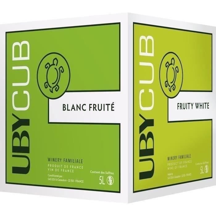 BIB 5L UBY CUB Vin de France vin blanc sec