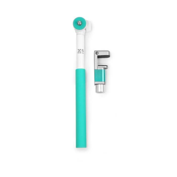XSORIES Perche Selfie Me-Shot Standard - Turquoise et Blanc