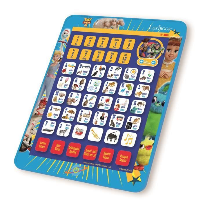 TOY STORY 4 Tablette éducative parlante bilingue (FR/EN) enfant LEXIBOOK