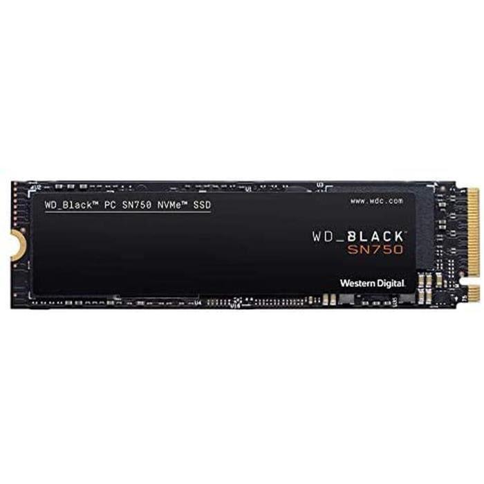 WD Black™ - Disque SSD Interne - SN750 - 2To - M.2 NVMe (WDS200T3X0C)