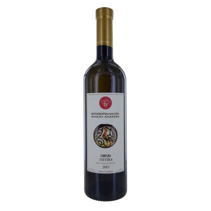 Domaine Khareba 2015 Tsitska - Vin Blanc de Géorgie