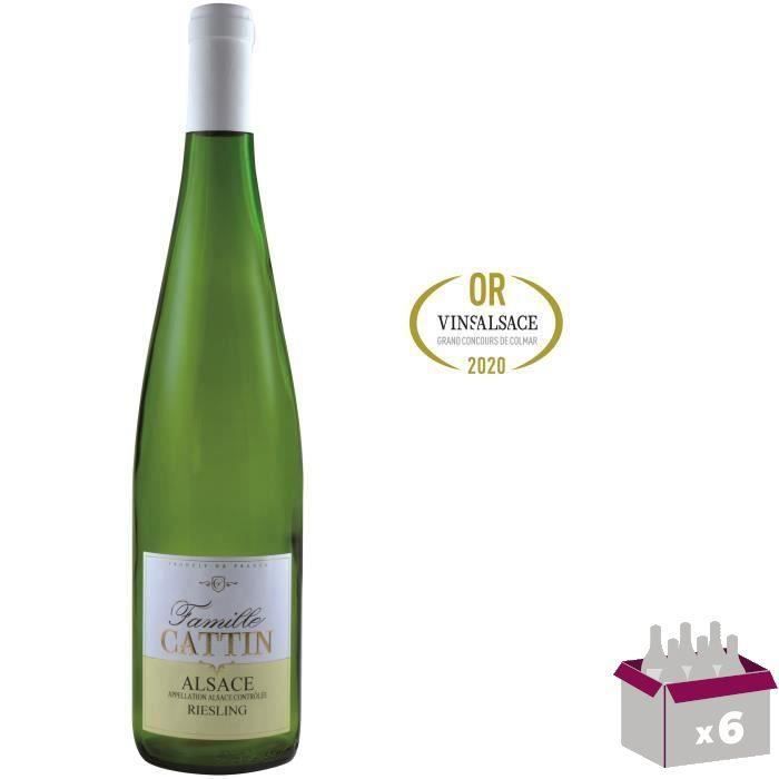 Famille Cattin Riesling 2019 Alsace - Vin blanc d'Alsace