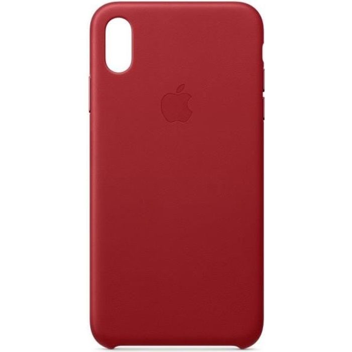 Coque iPhone Apple CQ IPHXS MAX CUIR (PRODUCT)RED