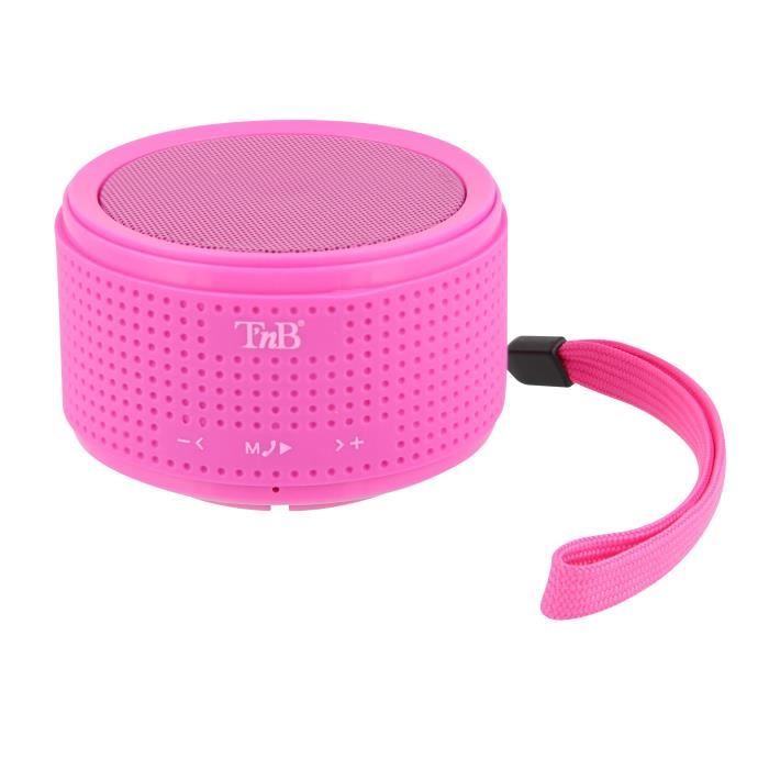 TNB REMIX - Enceinte Bluetooth mono 3 Watts RMS - Rose