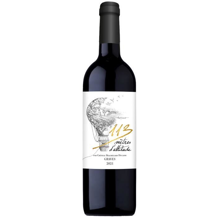 113 mètres d'altitude 2019 Graves - Vin rouge de Bordeaux