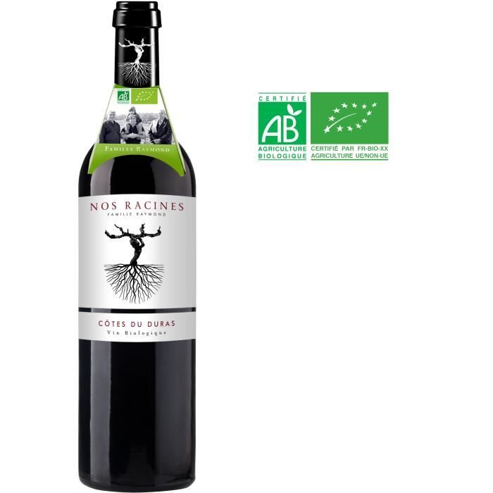 Nos Racines 2016 Côtes de Duras - Vin rouge du Sud-Ouest - Bio