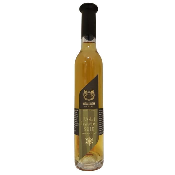 Blaxsta Vingard 2010 Vidal Ice Wine Premium Select - 25 cl - Vin Blanc de Suède