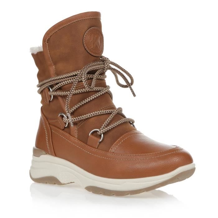 KIMBERFEEL Bottes après-ski Kresty - Camel