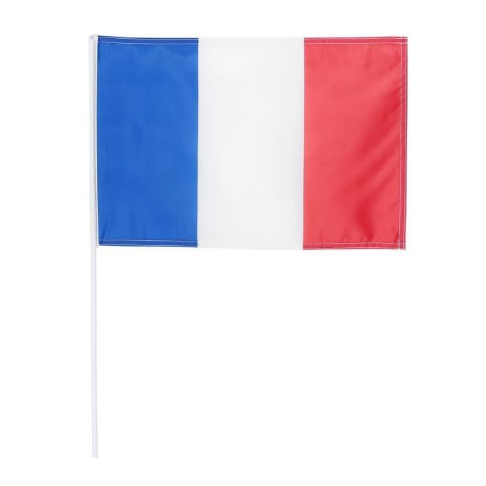 SANS Drapeau de la France avec tige - 30 x 45 cm