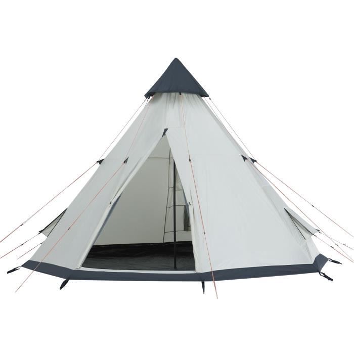 TRIGANO Tente Tipi familial Cherokkee 350 - Blanc
