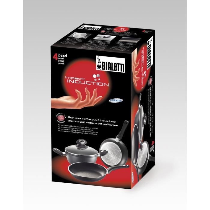 BIALETTI SET 4 PIECES POELES FAITOUT