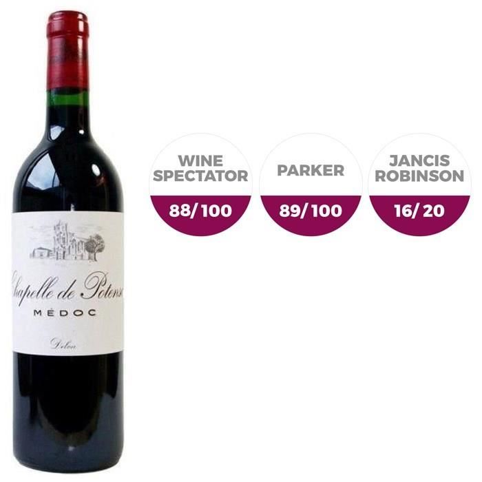 La Chapelle de Potensac Médoc 2017 - Vin rouge x1