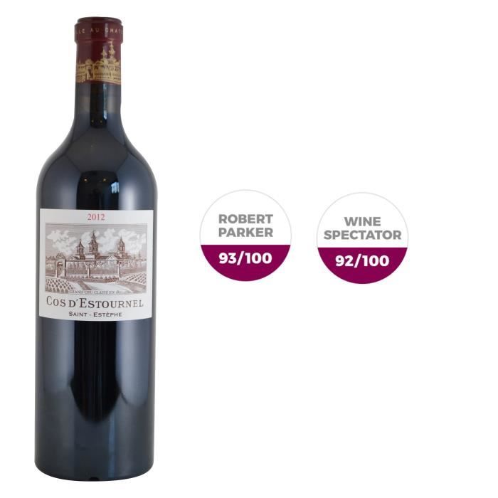 Cos d'Estournel 2012 Saint-Estèphe Grand Cru - Vin rouge de Bordeaux