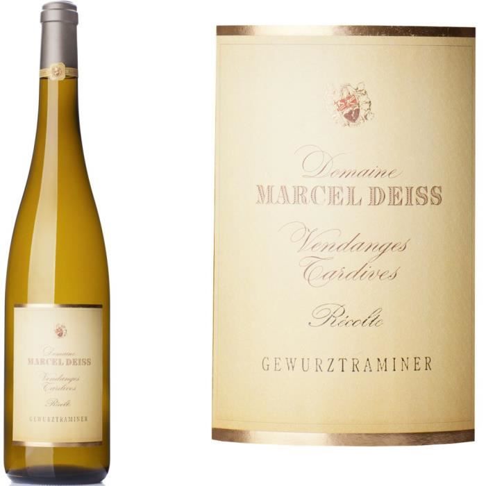 Domaine Deiss 2014 Gewurztraminer Vendanges Tardives - Vin blanc d'Alsace